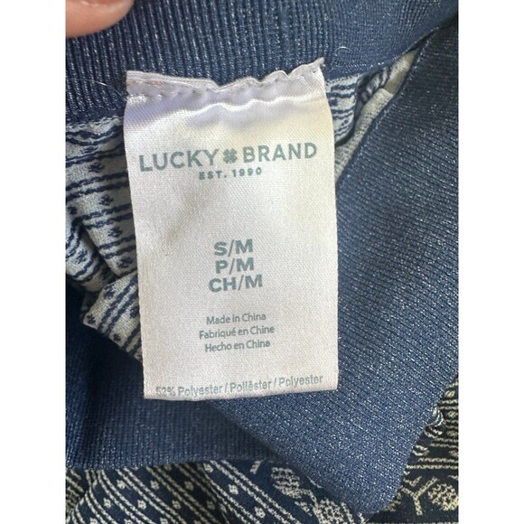 Lucky Brand Traditional Heritage Fair Isle Knit Slim Fit Leggings Long Johns S - Picture 4 of 4